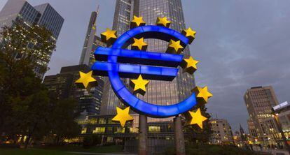 La sede del Banco Central Europeo (BCE) en Fr&aacute;nfort