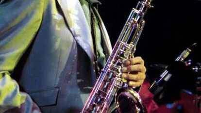 Dexter Gordon, en un concierto en 1970.