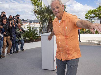 Bill Murray, el 15 de mayo, en el festival de Cannes. Foto: OLIVIER BORDE / BESTIMAGE / GTRES. En el vídeo: fragmento del documental de TCM.