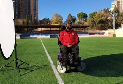 Durante el rodaje del vídeo.