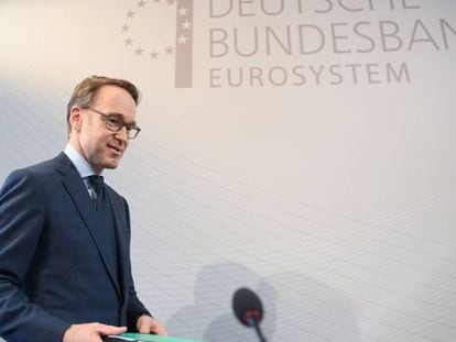 Jens Weidmann, presidente del Bundesbank. En vídeo, declaraciones de Weidmann y de Olaf Scholz, ministro de Finanzas alemán.
