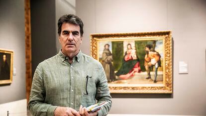 Alejandro Vergara, este miércoles, en el Museo del Prado.
