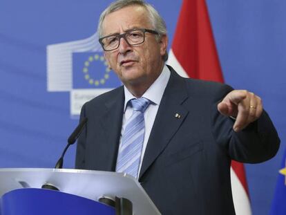 Jean-Claude Juncker parla aquest dimecres sobre el Brexit a Brussel·les.