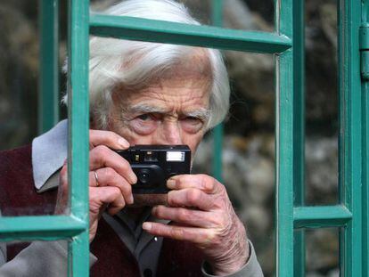 El fot&oacute;grafo Marc Riboud a los 85 a&ntilde;os.