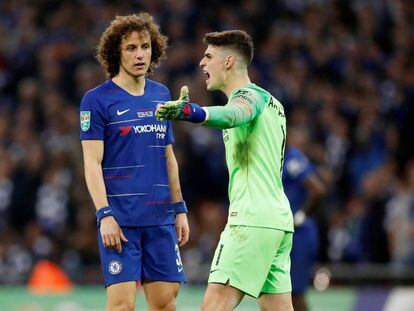Kepa se niega a ser sustituido, junto a David Luiz.