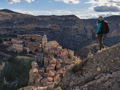 Vista del pueblo de Albarracín, en Teruel.