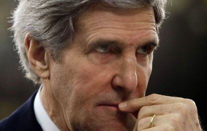 El secretario de Estado, John Kerry, durante su comparecencia en la Cámara de Representantes.