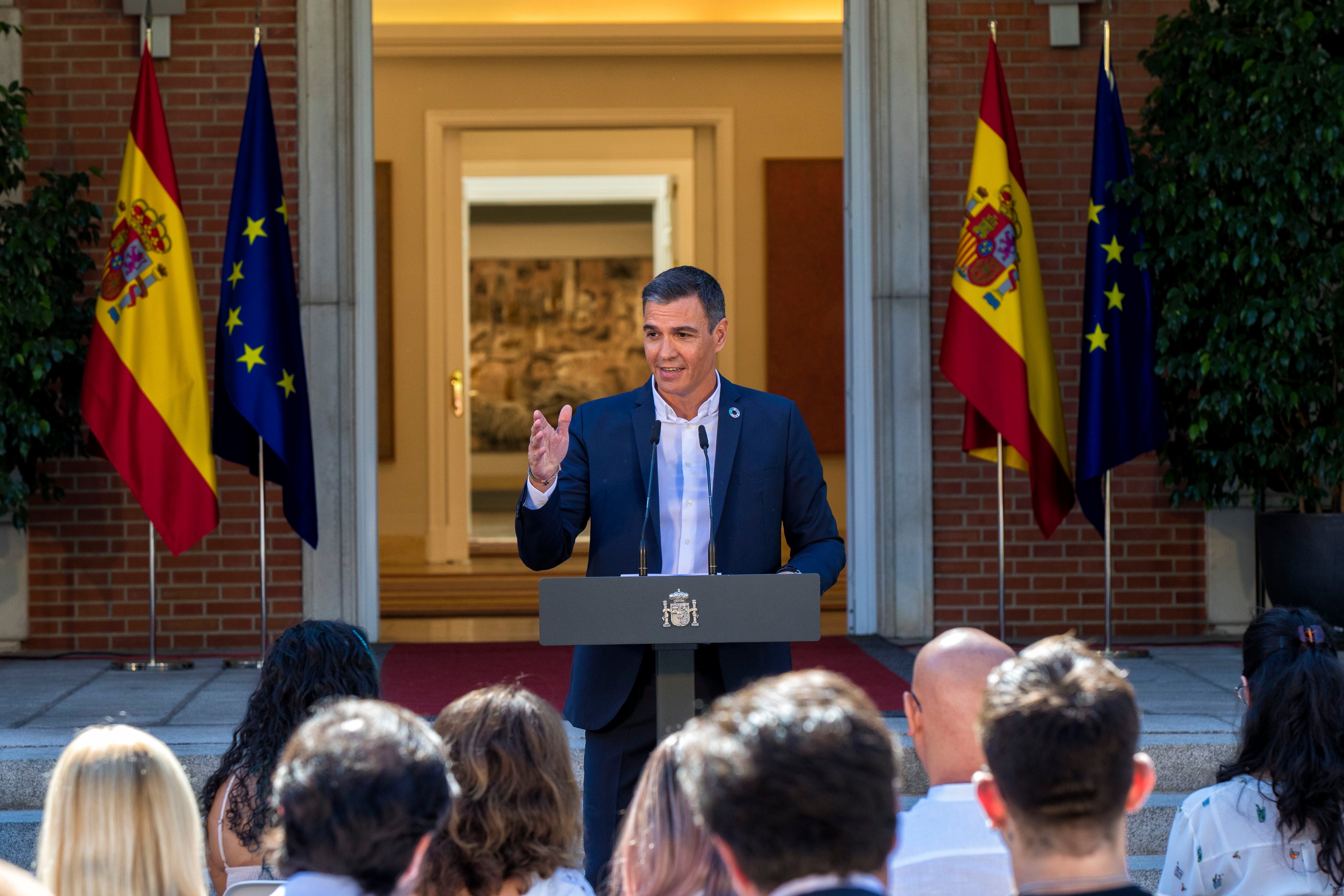 El presidente del Gobierno, Pedro Sánchez, inaugura el curso político en un acto que tiene a los ciudadanos como protagonistas. 