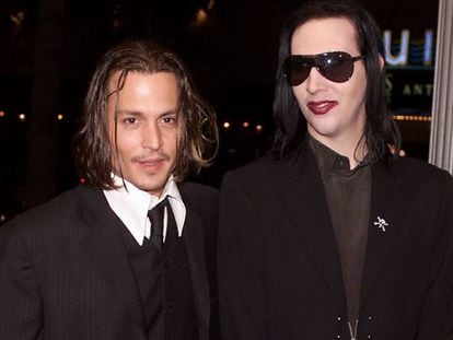 El trío de Johnny Depp en el nuevo (y escandaloso) videoclip de Marilyn Manson