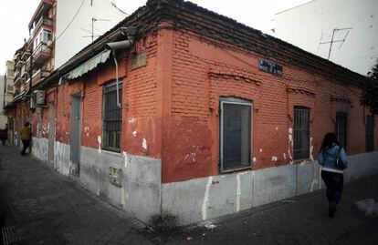 La casa que fue retrada por Capa durante la Guerra Civil, en una imagen reciente.