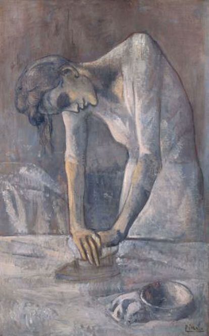'La planchadora' Picasso, una de las pinturas incluidas en el libro.