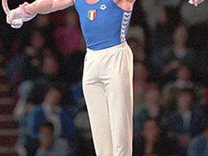 Yuri Chechi, en 1996.