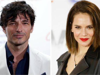 El modelo y acotr español, Andrés Velencoso, y la actriz argentina, Luz Cipriota.