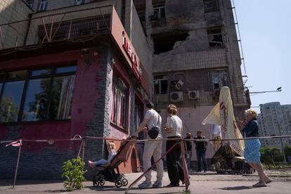 Kiev sufre el peor ataque con drones bomba de la guerra en Ucrania