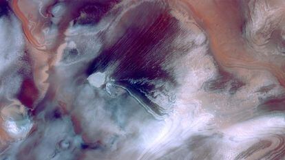 Una imagen de la cámara de la Mars Express captada el 30 de mayo de este año.