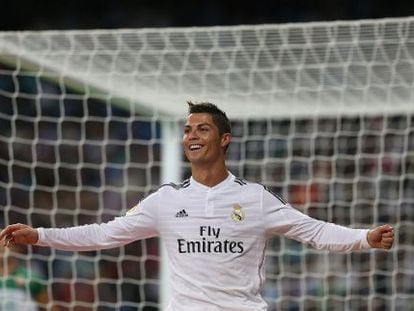 Cristiano celebra uno de sus goles esta temporada. 