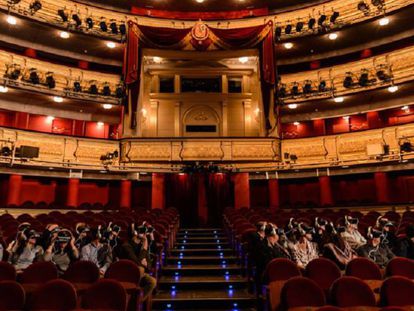 Imagen del interior del Teatro Real.