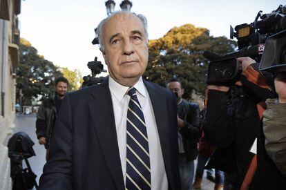 El exconsejero valenciano Rafael Blasco, a su llegada a los juzgados en 2016.