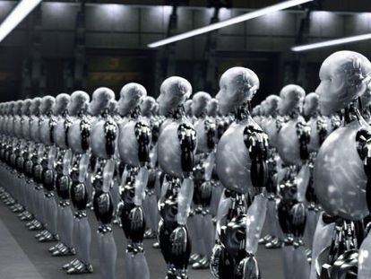 Fotograma de la película I Robot.