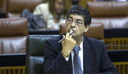 Diego Valderas en el Parlamento de Andaluc&iacute;a.