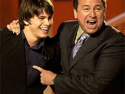 John Ritter, a la derecha, junto a su hijo Jason.