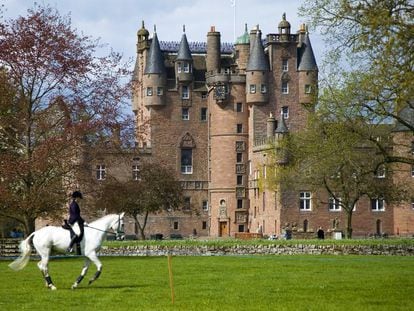 El castillo de Glamis, en Escocia. 