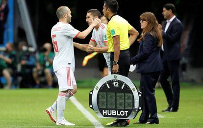 Koke releva a Iniesta en Kazán, ante Irán.