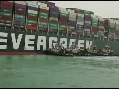 El bloqueo de Suez paraliza el tránsito de más de 8.000 millones diarios en mercancías