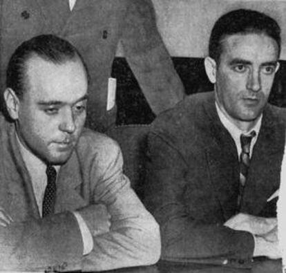 Emilio Ipez y Pablo Mesa los correos que utilizaba el agente Bromo con los nazis.