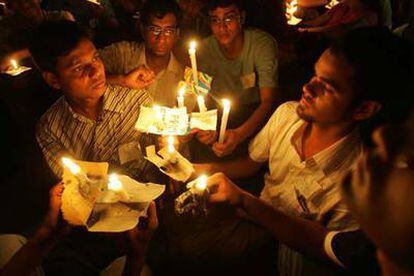 Estudiantes de medicina protestan en Mumbai (antigua Bombay) contra la política de cuotas del Gobierno