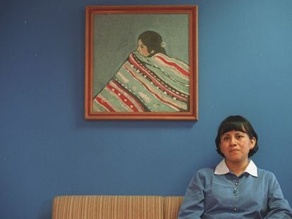 Digna Ochoa, en una fotografía hecha en Washington D. C. el 14 de septiembre del año 2000.
