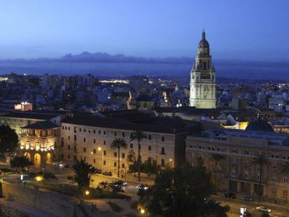 Panorámica de la ciudad de Murcia.