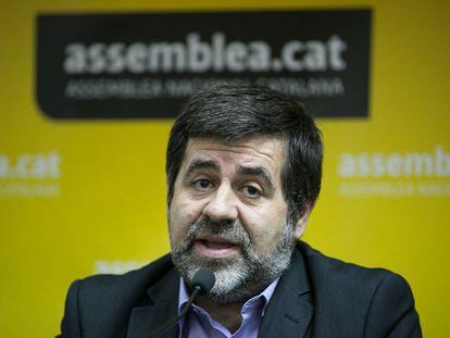 Jordi Sánchez, presidente de la Assamblea Nacional Catalana.