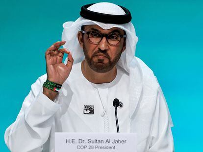 El ministro de Industria y presidente de la COP28, Sultan Ahmed Al Jaber.