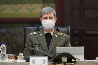 El ministro de Defensa iraní, el general Amir Hatami, durante una reunión del Gobierno.