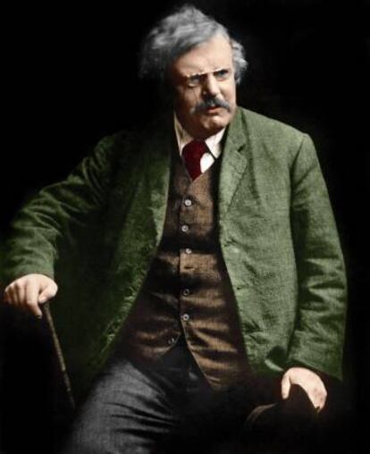 El escritor G. K. Chesterton.