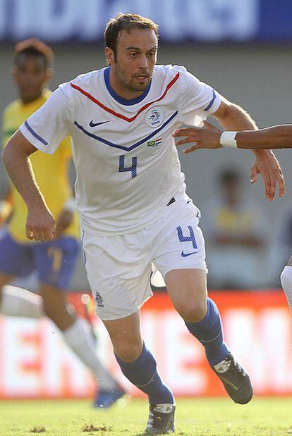 Joris Mathijsen, con la camiseta de Holanda.