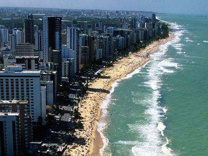Praia da Boa Viagem, en Recife (Brasil).