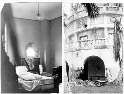 Daños en el hotel, en 1933, tras la revolución que sacó del poder a Machado.
