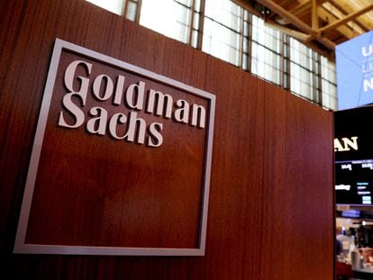 Un logotipo de Goldman Sachs.