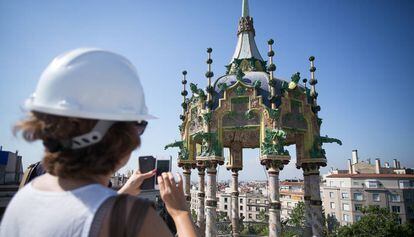 La c&uacute;pula de l&#039;edifici.