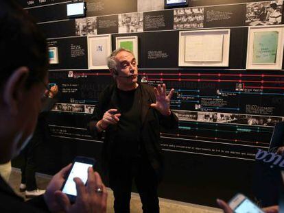 El chef Ferran Adrià inaugura su exposición en Perú.
