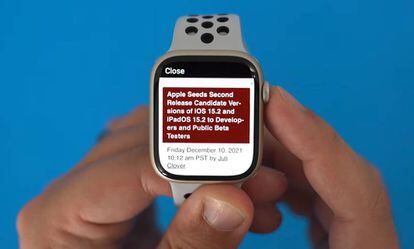 Navega por la web con tu Apple Watch.