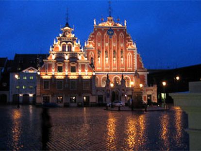 Riga, capital de Letonia.