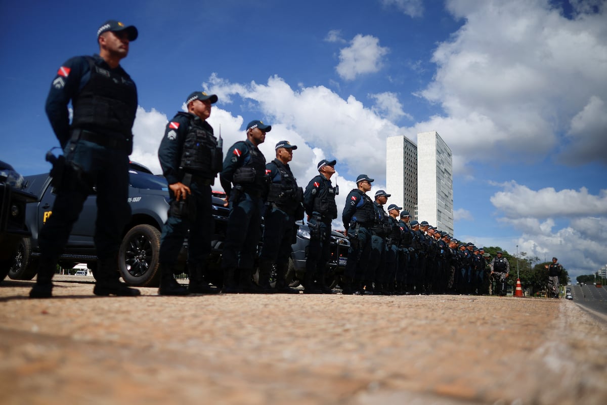 El fuerte operativo de seguridad desactivó la amenaza de una movilización bolsonarista |  Internacional