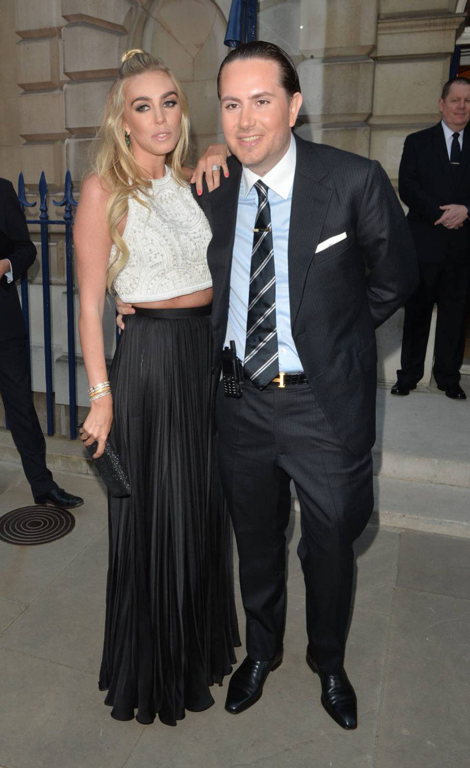 James Stunt y Petra Ecclestone, en 2015.