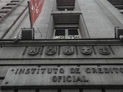 Sede del Instituto de Crédito Oficial (ICO), en Madrid.