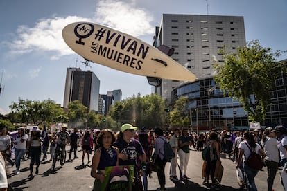 Marcha Día Internacional de la Mujer en Santiago
