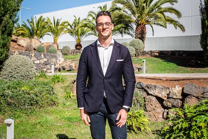 El director del centro de investigación de Arquimea en La Laguna (Tenerife), Rubén Criado, el día 16.