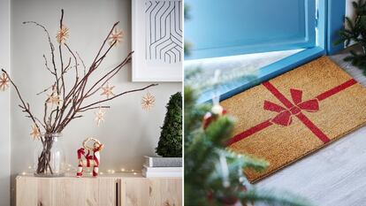 Una selección de adornos navideños disponibles en Ikea con los que decorar cualquier rincón del hogar esta Navidad.